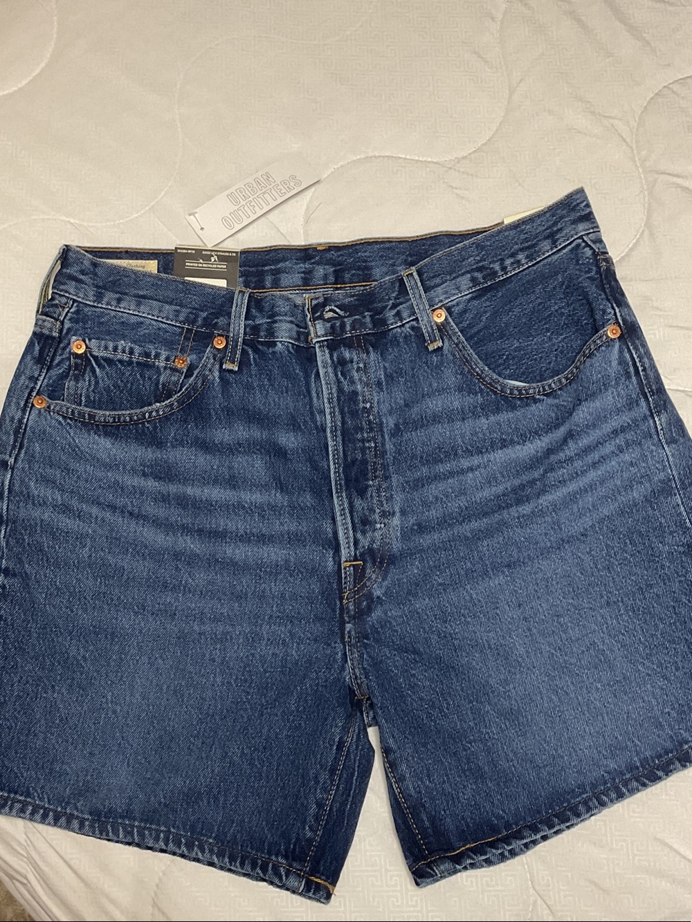 Urban Outfitters Dark Blue Denim Jean Shorts